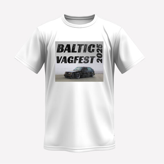 BALTICVAGFEST LIMITED EDITION WHITE T-SHIRT with design