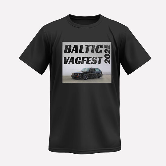 BALTICVAFEST LIMITED EDITION BLACK T-SHIRT with design