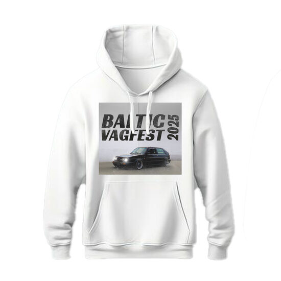 BALTICVAGFEST LIMITED EDITION WHITE HOODIE with design